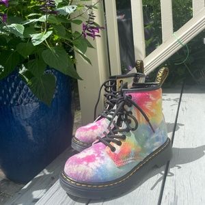 Doc Martens, Junior Tie Dye, Size 12US